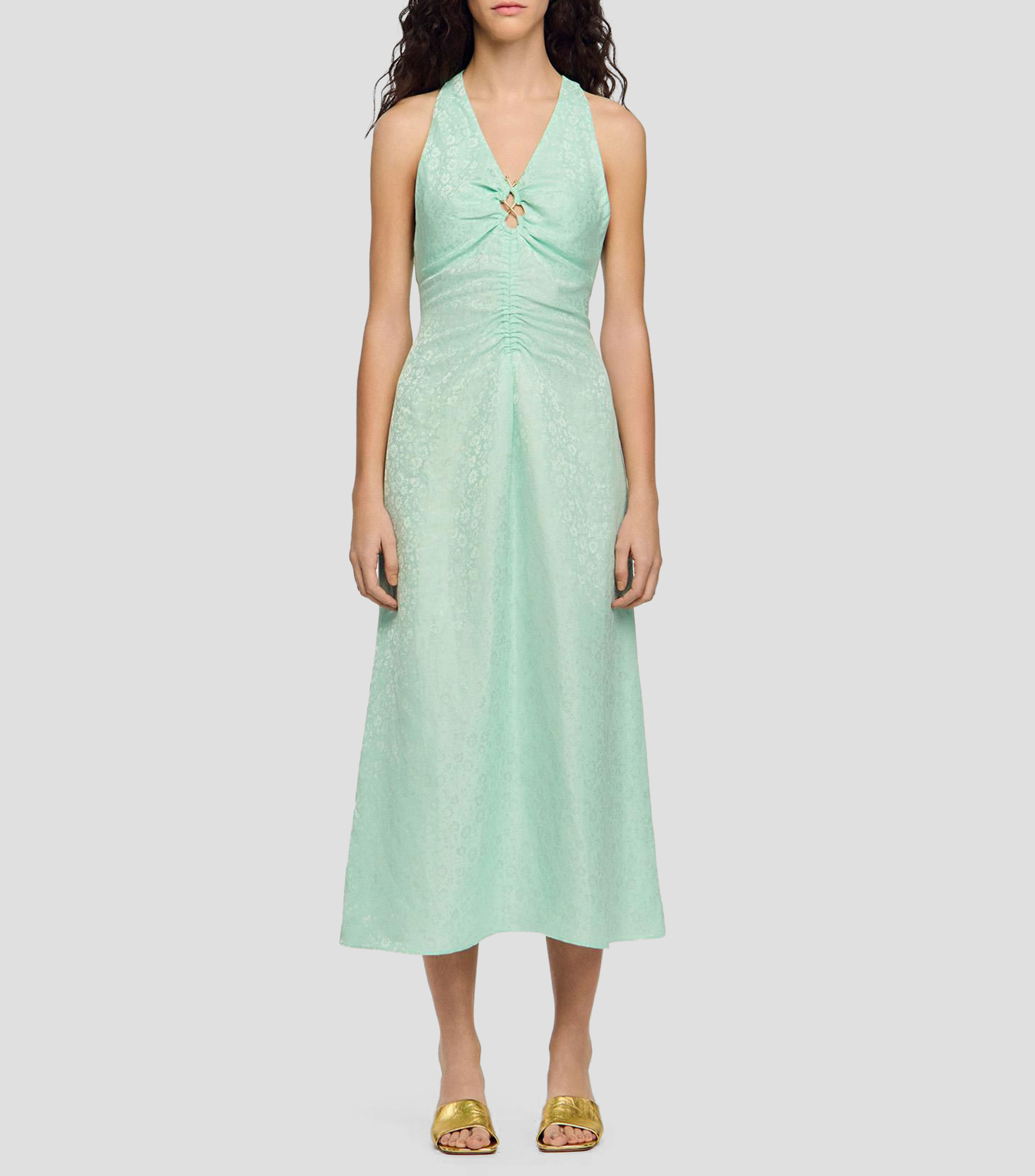 Vestido largo estampado Monira Mujer